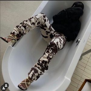 NYRVA Cow Print Pants